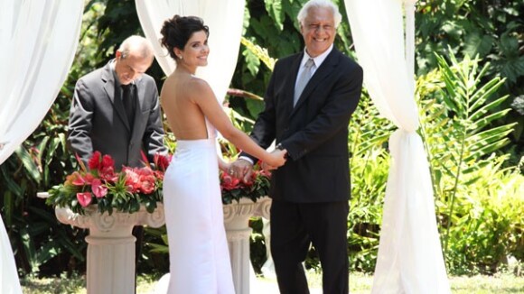'Amor à Vida': elenco grava casamento de Aline e César; veja as primeiras fotos