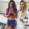 Mariana Goldfarb, namorada de Cauã Reymond faz lipo enzimática para gordura localizada e mostra no Snapchat