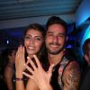 Agora casados, os ex-BBBs Fran e Diego curtem o Baile da Favorita, no Rio, neste sábado, 16 de julho de 2016