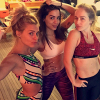 Anitta, Carolina Dieckmann e Angélica exibem barriga seca em treino: 'Fitness'
