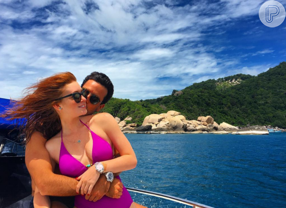 Marina Ruy Barbosa e Xandinho Negrão fizeram uma viagem romântico à Tailândia e ao Qatar