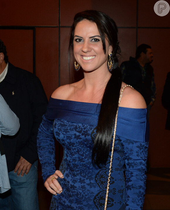 Graciele Lacerda esteve no show da dupla Simone e Simaria na abertura da Festa de Peão de Barretos em São Paulo, nesta quarta-feira, 20 de julho de 2016