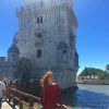 Marina Ruy Barbosa conheceu a Torre de Belém, um dos pontos turísticos mais conhecidos de Lisboa, na manhã desta quinta-feira, 21 de julho de 2016