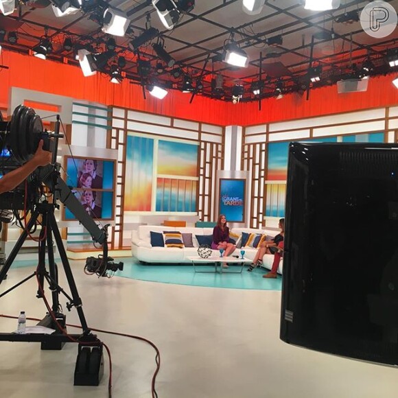 Marina Ruy Barbosa  participou na tarde desta quinta-feira, 21 de julho de 2016 do programa 'Grande Tarde', um talkshow, transmitido no canal SIC