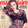 Scarlett Johansson na capa da revista 'Maria Claire': a atriz falou sobre superar sua separação com o ator Ryan Reynolds, na edição de maio de 2013
