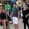 Maitê Perroni chegou ao Rio de Janeiro na última sexta e neste sábado, 23 de julho, passeou pela cidade