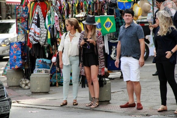 Maitê Perroni chegou ao Rio de Janeiro na última sexta e neste sábado, 23 de julho, passeou pela cidade