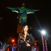 Famosos prestigiaram show de Ivete Sangalo em evento pré-olímpico no Cristo Redentor, noite desta quinta-feira, 28 de julho de 2016