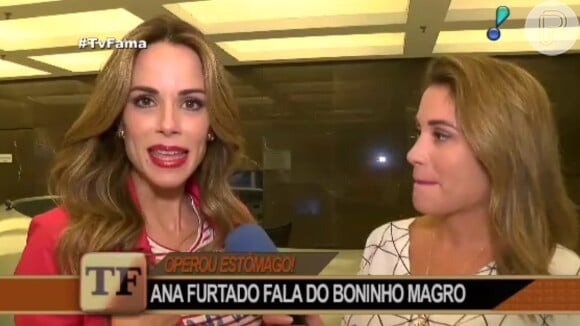 Ana Furtado elogiou a nova forma do marido, Boninho, em entrevista ao 'TV Fama' desta quinta-feira, 28 de julho de 2016: 'Cheio de saúde'