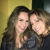 Maíra Charken e ex-BBB Ana Paula Renault curtiram a noite carioca juntas, na quinta-feira, 28 de julho de 2016