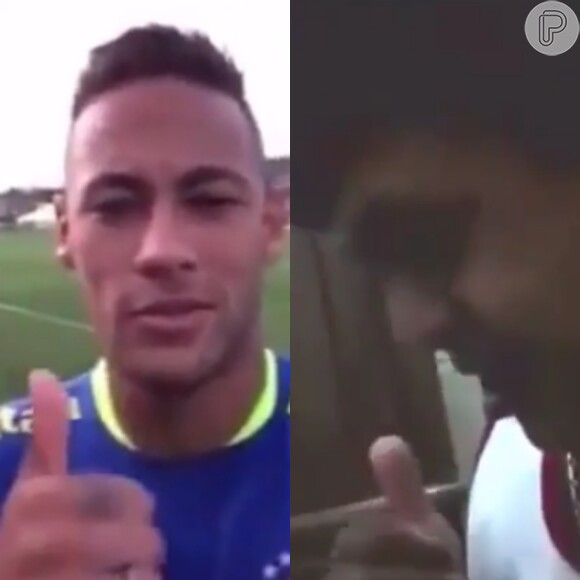 Neymar emociona fã com síndrome de Down com mensagem em vídeo publicado nesta terça-feira, dia 29 de julho de 2016