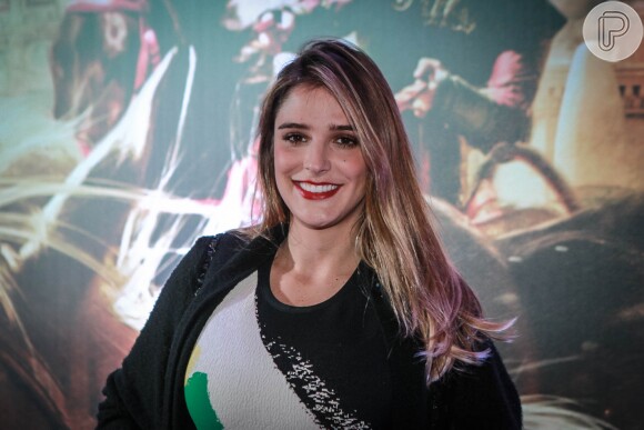 Grávida, Rafa Brites vai à pré-estreia do filme 'Ben-Hur', no Shopping JK Iguatemi, em São Paulo