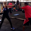 Grazi Massafera e Anna Lima praticam luta funcional: 'Dupla dinâmica'. Vídeo!