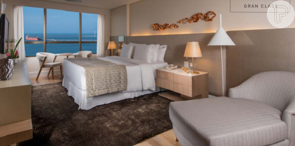 Wesley Safadão e Thyane Dantas escolheram um hotel luxuoso para passarem a noite de núpcias após se casarem no Terminal Marítimo de Fortaleza em 1º de agosto de 2016