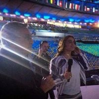 Anitta ensaia abertura de Olímpiada com Caetano Veloso e Gilberto Gil: 'Emoção'