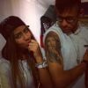 Rafaella, irmã de Neymar, se deixou contagiar pela homenagem que o irmão prestou a ela e tatuou a imagem do craque em sua pele
