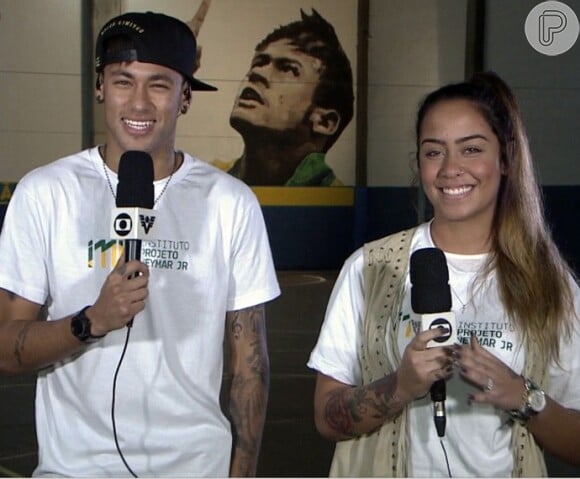 Durante uma entrevista, Neymar contou que morre de ciúmes da irmã, Rafaella Santos