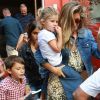 Gisele Bündchen e os filhos, Benjamin, de 6 anos, e Vivian, de 3, estiveram em um restaurante no Jardm Botânico, Rio de Janeiro, nesta sexta-feira, 05 de agosto de 2016