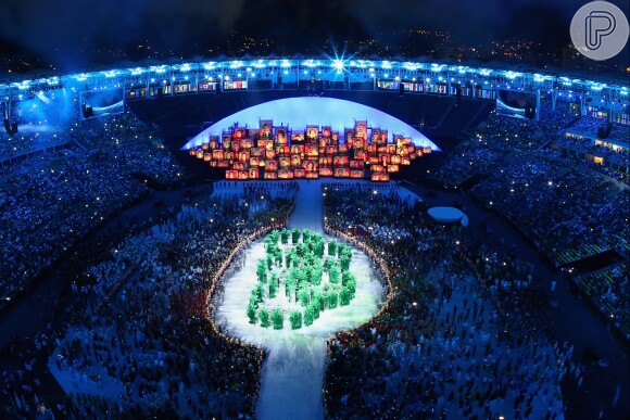 Veja fotos das apresentações dos famosos na abertura da Olimpíada Rio 2016, que aconteceu nesta sexta-feira, 5 de agosto de 2016