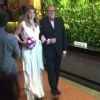 Mariana Santos e o produtor Rodrigo Velloni se casaram na noite deste domingo, 7 de agosto de 2016, na Zona Sul de São Paulo
