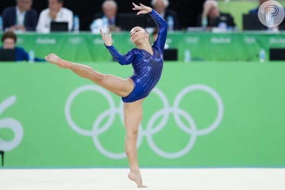 A ginasta brasileira Flávia Saraiva encantou o público durante a Olimpíada Rio 2016