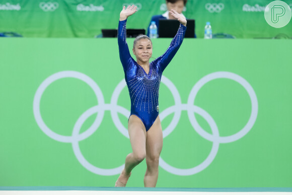 A ginasta brasileira Flávia Saraiva encantou o público durante a Olimpíada Rio 2016