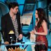 Não tem pra ninguém! Em 2011, Kristen e Robert sobem ao palco do MTV Video Awards para receber mais um prêmio de Melhor Beijo, por 'Eclipse'