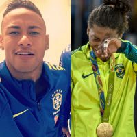 Neymar homenageia medalha de ouro no judô: 'Tua vitória servirá de inspiração'