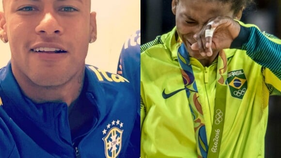 Neymar homenageia medalha de ouro no judô: 'Tua vitória servirá de inspiração'