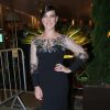 Adriana Birolli usou um vestido midi clássico para o jantar organizado pela ONG BrazilFoundation no Hotel Fasano, nesta segunda-feira, dia 08 de agosto de 2016