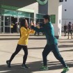 Ginastas Arthur Nory e Julie Kim dançam 'Everytime We Touch' na Olimpíada. Vídeo