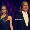 Bruna Marquezine brinca com estátua de Brad Pitt e Angeline Jolie: 'Me adotem'