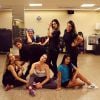 Camila Queiroz, Yasmin Brunet e Thaynara OG participaram da aula de dança de Justin Neto