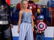 Filho de Eliana chega vestido de super-herói ao seu aniversário de 5 anos