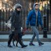 Anne Hathaway e o marido, Adam Shulman, passeiam pelas ruas de NY