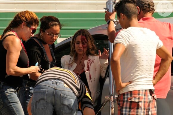 Sua personagem Amarylis sofreu um acidente de carro na trama 'Amor à Vida'