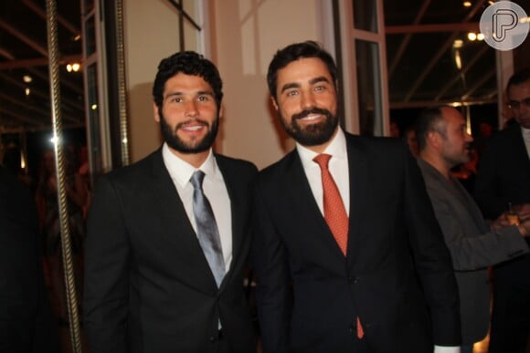 Os atores Dudu Azevedo e Ricardo Pereira também prestigiaram o prêmio 'Cariocas do Ano'