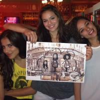 Bruna Marquezine e Camilla Camargo, de 'Em Família', jantam em restaurante do RJ