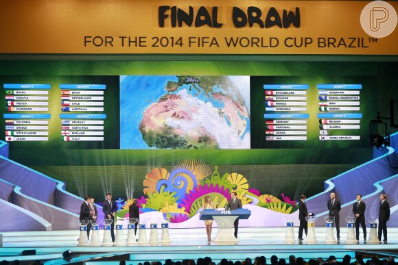 O sorteio revelou que o Brasil jogará contra Croácia, México e Camarões