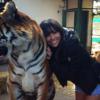 Sabrina Sato já ficou lado a lado com leões, tigres e outros animais selvagens no 'Pânico na TV', da Rede TV!