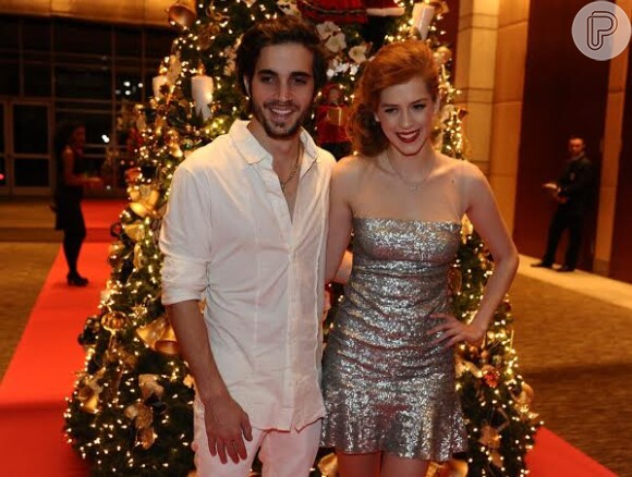 Sophia Abrahão e Fiuk voltaram a namorar e deram a notícia no Natal do Bem, no Hotel Grand Hyatt, em São Paulo, nesta segunda-feira, 16 de dezembro de 2013