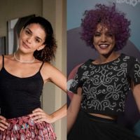 Kizi Vaz muda visual e adota cabelo roxo para 'Rock Story': '10 horas no salão'