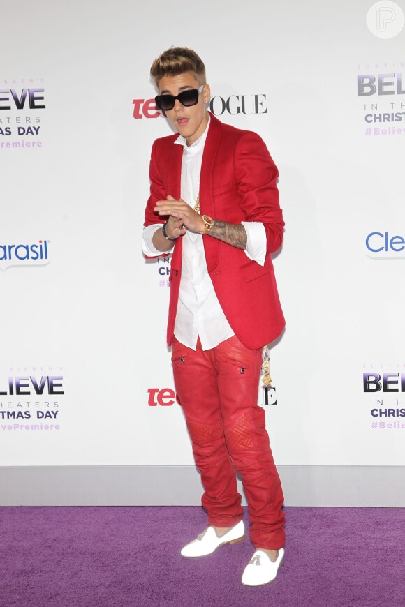 Justin Bieber arrives at the 'Justin Bieber's Believe' Premiere at Regal Cinemas L.A. Live in Los Angeles, CA, USA on December 18, 2013. Photo by Gimini/ABACAPRESS.COM20/12/2013 - Los Angeles