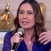 Susana Naspolini chorou ao ganhar homenagem no 'RJTV'