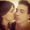 Isabelli Fontana posta foto beijando o namorado, Di Ferrero, nesta terça-feira, 31 de dezembro de 2013