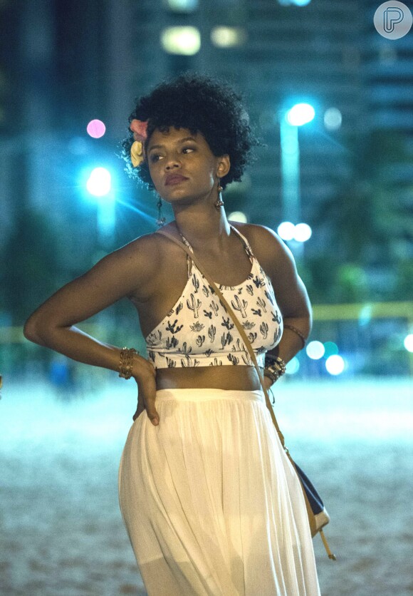 Jéssica Ellen está se preparando para viver a escrava Lucélia na minissérie "Filhos da Pátria", da TV Globo