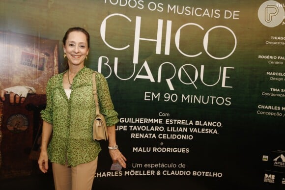 Ana Botafogo prestigia o espetáculo 'Todos os Musicais de Chico Buarque em 90 Minutos', no Rio