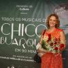Letícia Isnard prestigia o espetáculo 'Todos os Musicais de Chico Buarque em 90 Minutos', no Rio