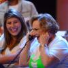 Nicette Bruno e sua neta Vanessa Goulart atendem a ligação no 'Criança Esperança' 2012