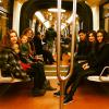 Nos primeiros dias das férias, William Bonner postou na sua conta no Instagram a foto da Fátima Bernardes e a família andando de metrô em Londres